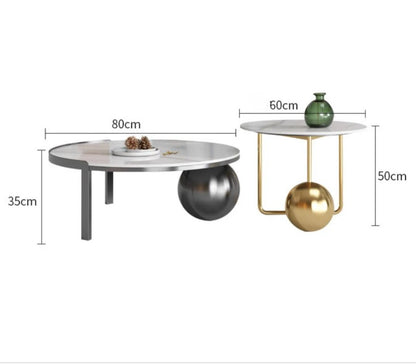 Elegant balls coffee table