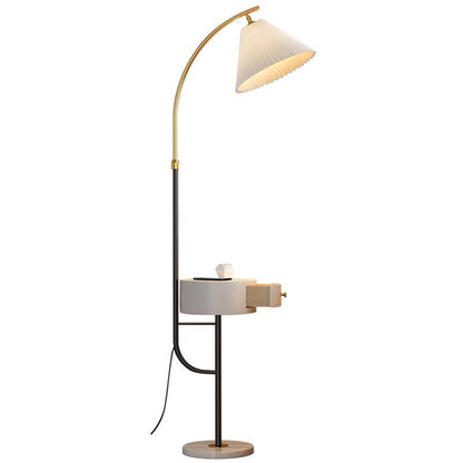 Creative floor lamp with drawer