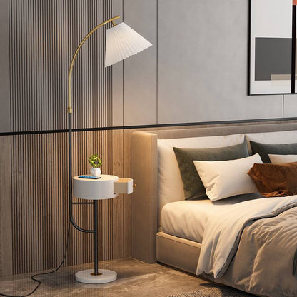 Creative floor lamp with drawer