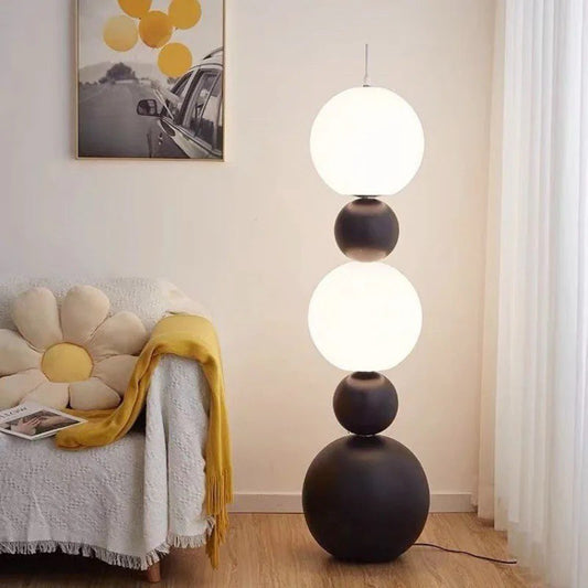 Pumpkin balls floor lamp