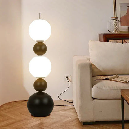 Pumpkin balls floor lamp