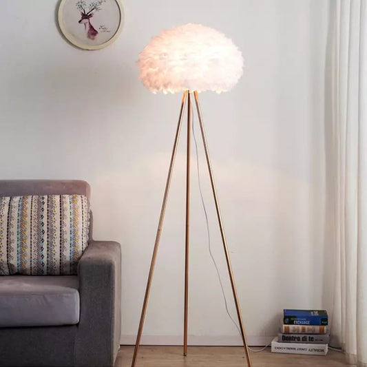 3 BASED FLOOR LAMP "FEATHER"