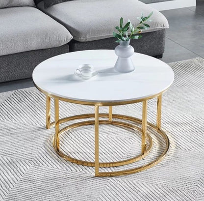 ITALIAN MARBLE COFFEE TABLE