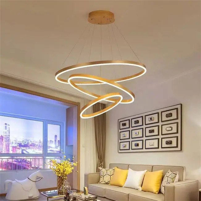 Three Ring Chandelier 2 colors