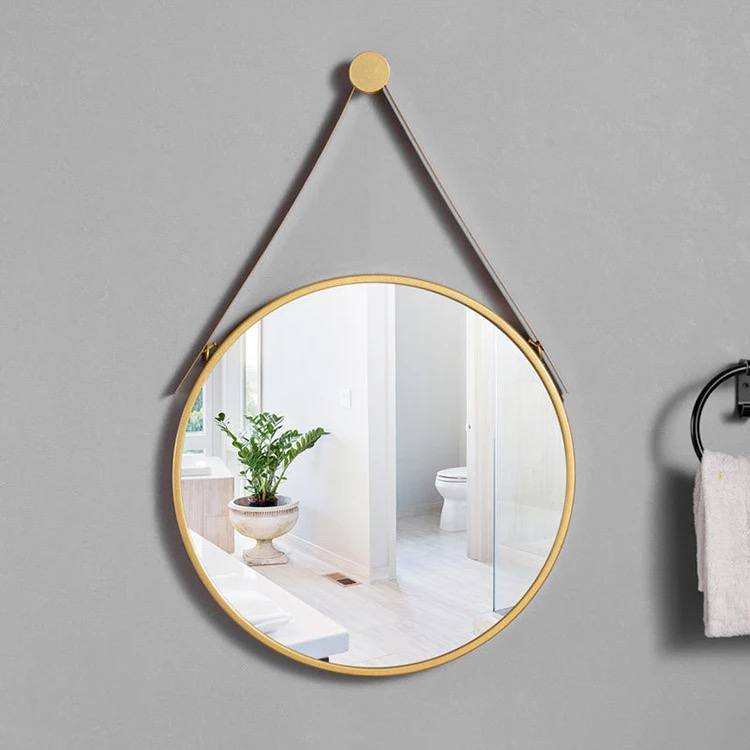 wall mirror with a hanger ''black & gold"