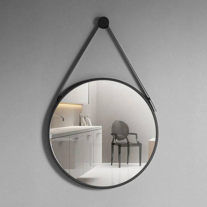 wall mirror with a hanger ''black & gold"