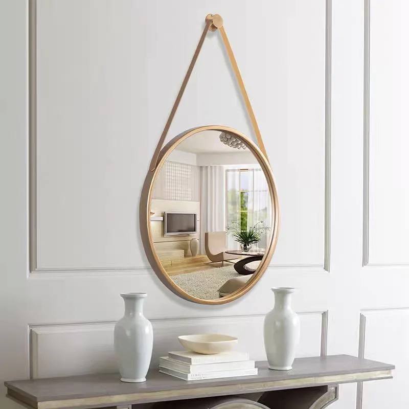 wall mirror with a hanger ''black & gold"