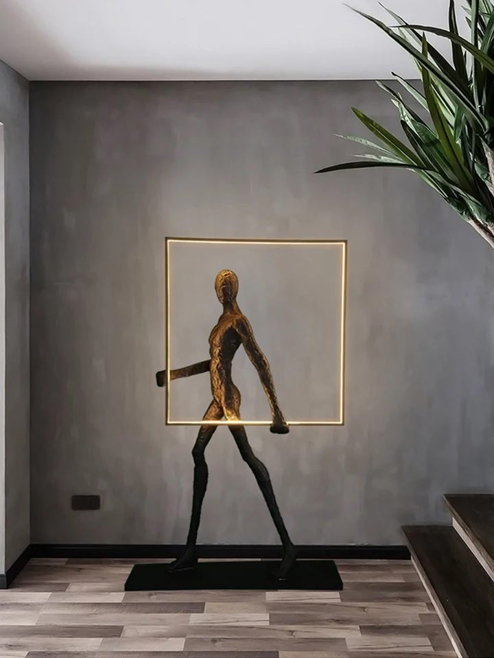 Square MAN floor lamp