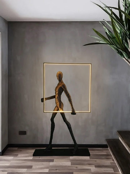 Square MAN floor lamp