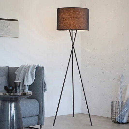 Black COWL floor lamp