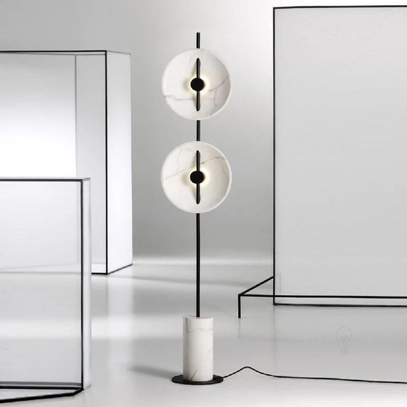 Kony led floor lamp marble base