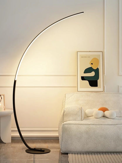 C floor lamp black & white