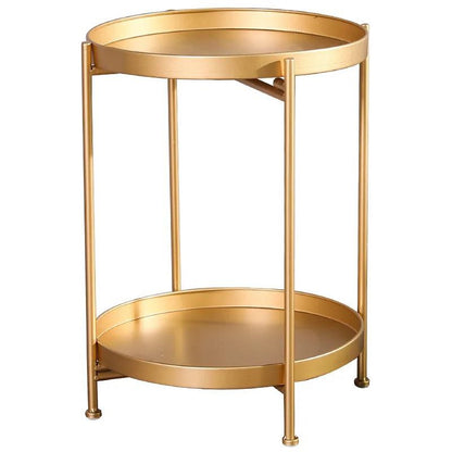 Metal side table