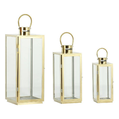 Lantern set with battery candle