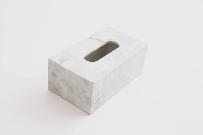 Marble tissue box