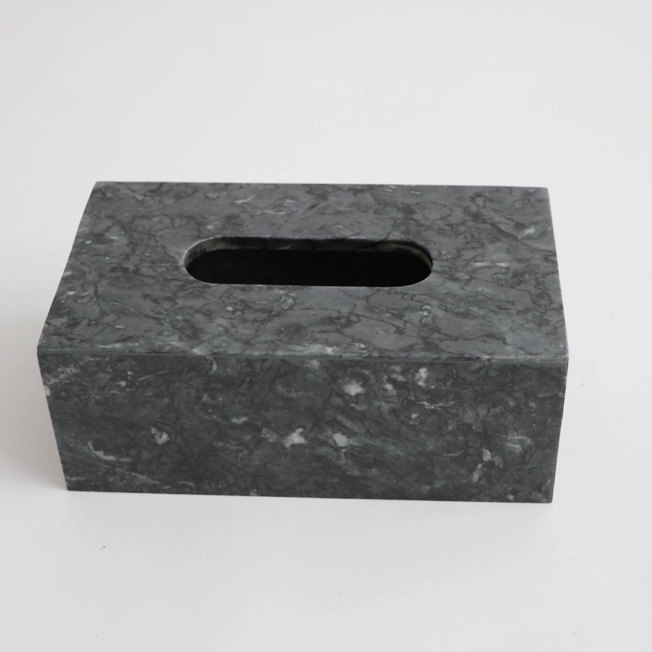 Marble tissue box