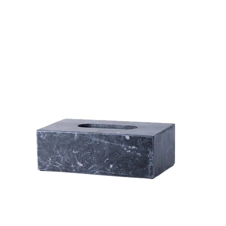 Marble tissue box