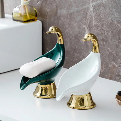 Soap holder duck