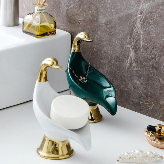 Soap holder duck